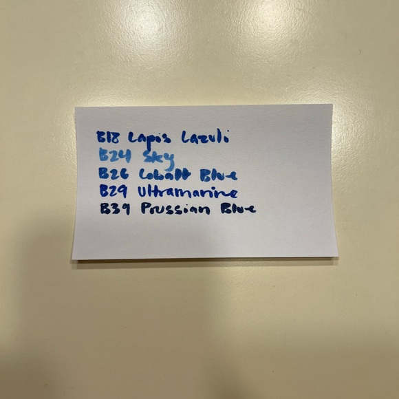 Copic Sketch Marker Set of 5 in Dark Blue - Picture 3 of 3